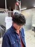 【色気ヘア】☆似合わせカット＋波巻きケアパーマ