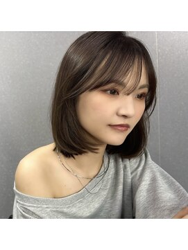 エストアール フクオカ 福岡博多店(est-r. Fukuoka) ボブ/グレージュ/透明感カラー/ミルボン/博多美容室