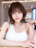 大人かわいい／レイヤー／顔まわりレイヤー／20代30代／ボブ