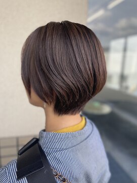 オウルヘアー(Owl hair) ショートグラデーション/大人ショート/明るめブラウン/白髪染め