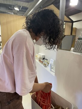 キーチェ 梅田中崎町(keych) スパイラルパーマ/レイヤーボブ[中崎町/梅田駅］