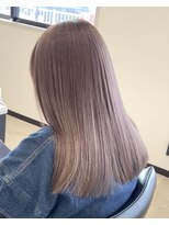 シェイト レイヤーカット 天神(ciate)&nbsp;レイヤー/ミルクティーベージュ/ケアブリーチ/ダブルカラー/天神