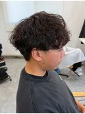 宇都宮メンズカットメンズパーマ波巻きスパイラルパーマツイスパ
