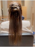 カチモリハーフアップ　～結婚式お呼ばれヘアアレンジ～