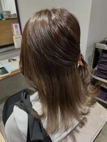 ラピスタ 池袋(Lapista)&nbsp;韓国ヘアハッシュカットダブルハイライトカラー【Lapista池袋】