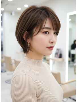 ミー 岡崎(mii) 【mii岡崎】丸みシルエットショート