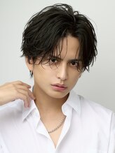 オーシャントーキョー 渋谷(OCEAN TOKYO)&nbsp;センターパートニュアンスパーマ無造作パーマ