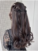 【ハーフツイン】結婚式/お呼ばれヘア/銀座/有楽町/ヘアアレンジ