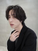 バイフィフス 原宿/表参道(by fifth)&nbsp;センターパートシャドウパーマスパイラルパーマルーズパーマ