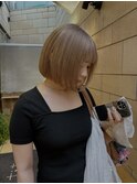 【honoka】ブリーチベージュカラー