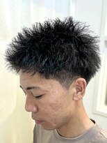 コハク(COHAQ BEAUTY AND RESORT)&nbsp;刈り上げスパイキーショート/メンズショートね