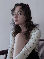 ヴィジョン(VISION)&nbsp;くるくるパーマ/ロングレイヤー/顔まわりウェーブヘア