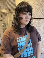 ダブ アオヤマ(DaB AOYAMA)&nbsp;縮毛矯正履歴でもできる　デジタルパーマでするドライパーマ