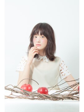 エルマノ 仙川(L mano) 柔らかな質感♪自然なナチュラル鎖骨ミディ♪[Lmano仙川]