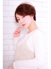 Ail Style 5分で簡単セット☆ピンクアッシュショートヘア