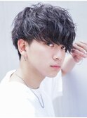 刈り上げマッシュ×スパイラルパーマ