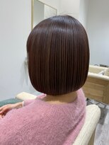 ブティック(boutique)&nbsp;「お客様施術後フォト」ミニボブ　ピンクブラウン