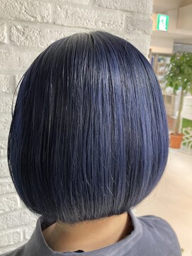 ヘアバイプルーヴ(Hair by PROVE) Blue×ワンレンボブ
