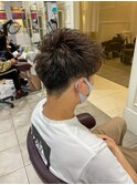 MEN'S HAIR ツーブロック×ナチュラルパーマ