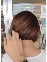 マリーインターナショナル 浦添店(MARIE INTERNATIONAL)&nbsp;ミニボブショートボブベージュブラウン内巻きショート