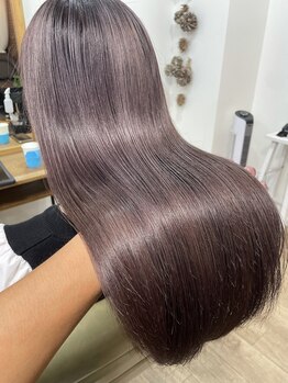 ラパヘアー(Lapa hair)の写真/【弱酸性ストレート】まったく新しい縮毛・ストレートのかたち。柔らかく滑らかな素髪のような仕上がりに☆