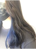 ・オーシャンアッシュ×ブルーイヤリングカラー・