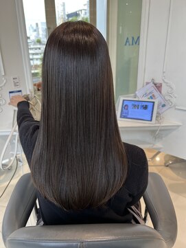 エアー 青山(AIR) 【プレミアムケアカラー】カーキグレージュ