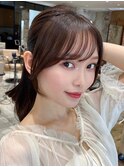 *20代30代40代◎大人かわいい小顔2way前髪流れる顔まわりカット
