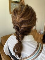 エルフゥ(Elle fou)&nbsp;ゆるアレンジ　編みおろし