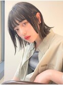 小顔/顔周り/レイヤーカット/ボブスタイル/透明感カラー/名古屋