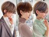 カット＋ハイライトカラー＋HMトリートメント￥24200～
