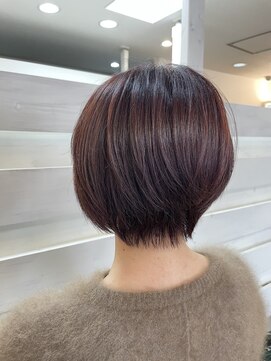 ヘアーアンドメイク ブルーム ジェイアール茨木駅前店(Hair&Make BLOOM) 【h&m　Bloom】ナチュラルコンパクトボブ