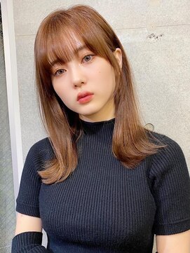 リコバイアフロート(riko by afloat) オレンジブラウン/くびれロング