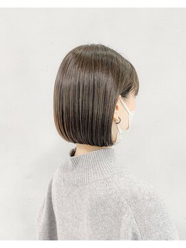 ハルキ ミナト ジャパン オオサカ(HARUKI MINATO japan OSAKA) 丸みボブ 20代30代40代ヘア 小顔 大阪ボブ 梅田