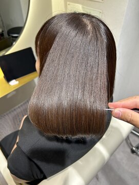 アンサー(answer) "髪質改善で叶える" ミニマム艶ボブ『銀座/個室』