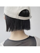 ルッソカナン(Lusso canaan) アッシュブラック×切りっぱなしボブ