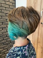 リベア トウキョウ 東大島店(Rever Tokyo)&nbsp;ショートボブ/アシメ/ハイライト[東大島駅、東大島］