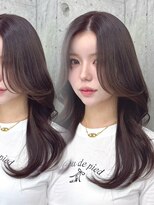 アイシー 表参道(ICY)&nbsp;大人気フェイスレイヤー/ミディアムレイヤー/ココアベージュ