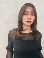 アッシュ 中野店(Ash) イメチェン/似合わせカット/フルバング/レッドブラウン/中野