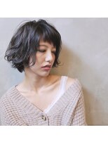 アグラントープ(a Gland taupe)&nbsp;ミニバング外ハネカールショート