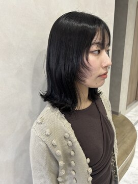 キング(K!ng) 縮毛矯正髪質改善ハイライトレイヤーカット楠葉美容室エクステ