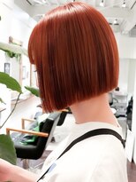 ラレイ ハラジュク(Lalei harajuku)&nbsp;20代30代40代50代ボブタッセルボブ切りっぱなしボブオレンジ