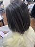 【ダメージレス】カット＋白髪染め＋トリートメント