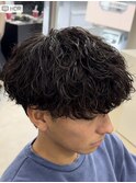 熊本 シャドウパーマ 波巻き マッシュ MEN'S HAIR