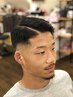 【新規様＆再来2ヶ月以内割】カット+シェービング&眉カット+フェイスパック