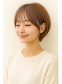 [ショート/ボブ/ブリーチなしダブルカラー/ダブルカラー]