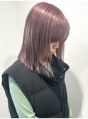 レイヤーカット/ミルクティーグレージュ/ダブルカラー/ショート