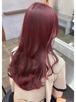 ビスクヘアデザイン(bisq hair design)&nbsp;ピンクブラウン　艶髪　髪質改善　韓国風　顔まわり　顔周り