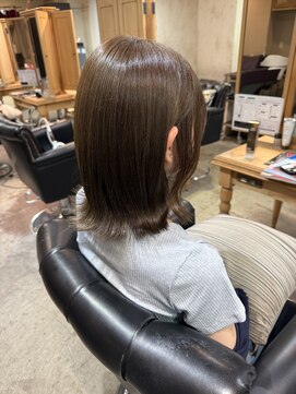 フリックヘアサロン 梅田茶屋町2号店(FLICK HAIR SALON) イルミナカラー/ボブ/髪質改善