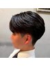 メンズカット+炭酸シャンプー+眉カット¥6600 #メンズカット#眉